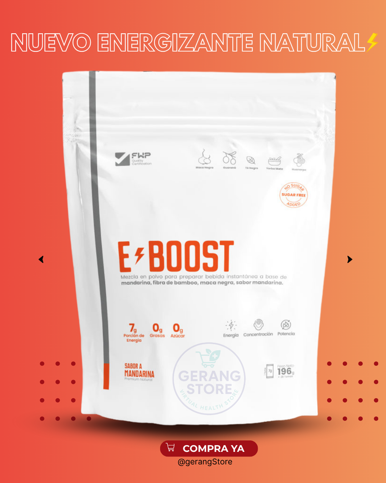 E-BOOST - Energizante natural