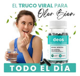 🍃 PROMOCIÓN PACK 2  DESODORANTE INTERNO –  DEOS Menta 30 Cápsulas