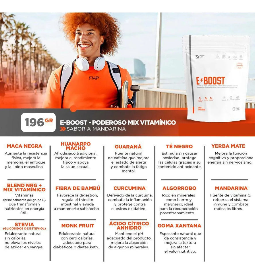 E-BOOST - Energizante natural